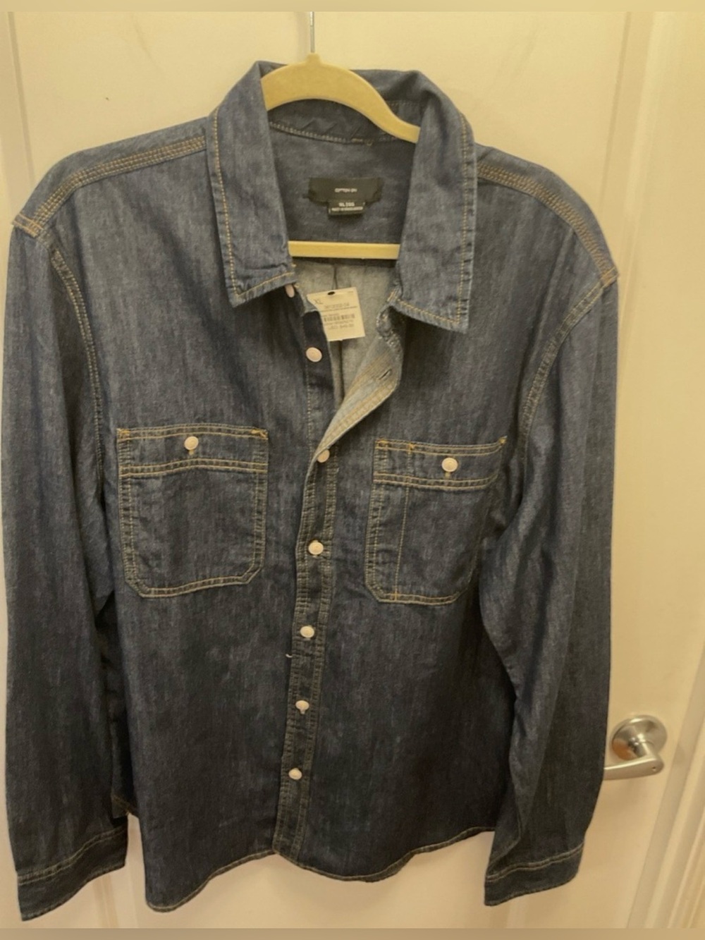 Women's Brooklyn Dark Blue Denim Shirt - Classic Button-Up